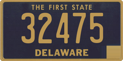 DE license plate 32475