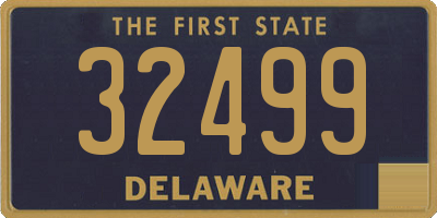 DE license plate 32499