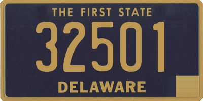 DE license plate 32501