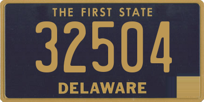 DE license plate 32504