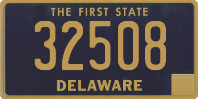 DE license plate 32508