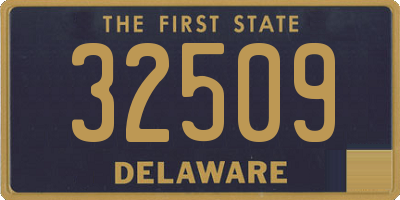 DE license plate 32509