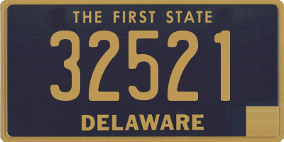 DE license plate 32521