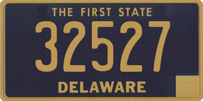 DE license plate 32527