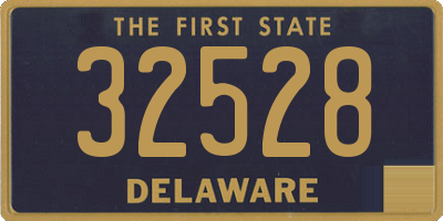 DE license plate 32528