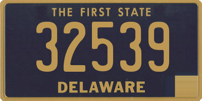 DE license plate 32539