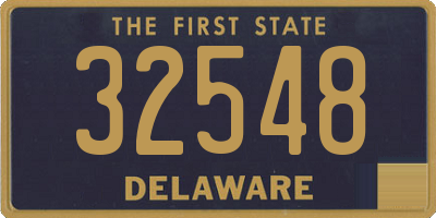 DE license plate 32548