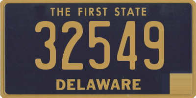 DE license plate 32549