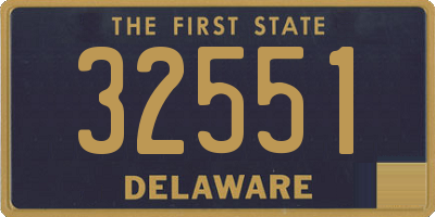 DE license plate 32551