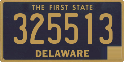DE license plate 325513