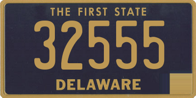 DE license plate 32555