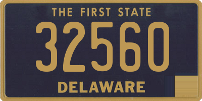 DE license plate 32560
