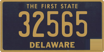 DE license plate 32565