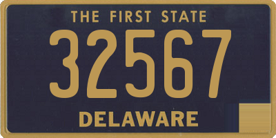 DE license plate 32567