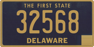 DE license plate 32568