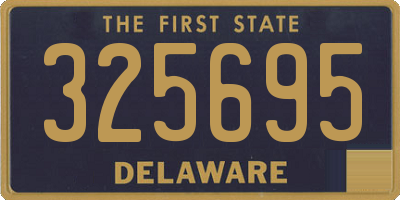 DE license plate 325695