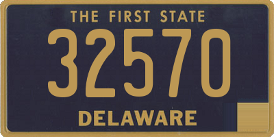 DE license plate 32570