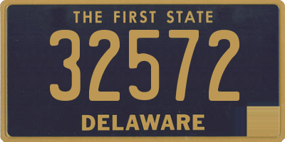 DE license plate 32572