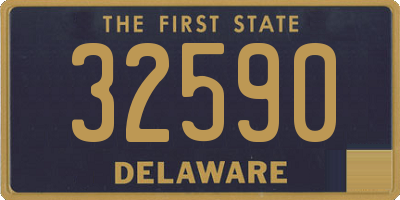 DE license plate 32590