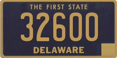 DE license plate 32600