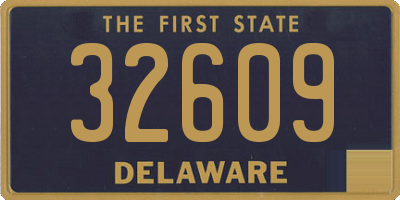 DE license plate 32609