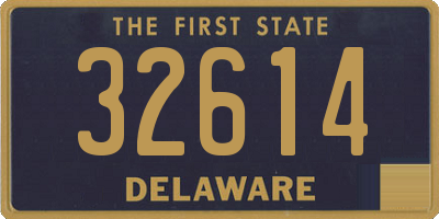 DE license plate 32614