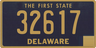 DE license plate 32617