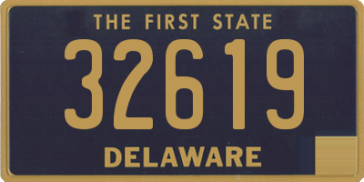 DE license plate 32619