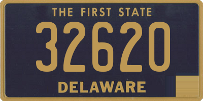 DE license plate 32620