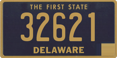 DE license plate 32621