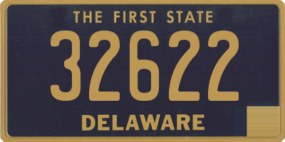 DE license plate 32622