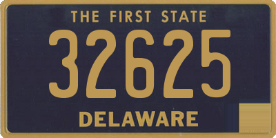 DE license plate 32625