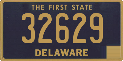 DE license plate 32629