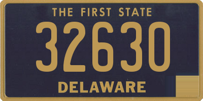 DE license plate 32630