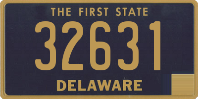 DE license plate 32631