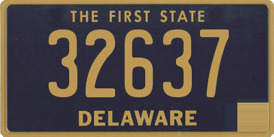 DE license plate 32637