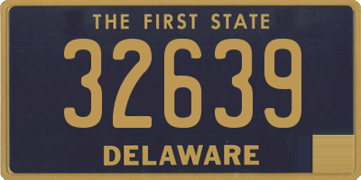 DE license plate 32639