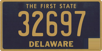 DE license plate 32697