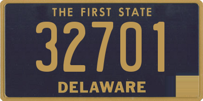 DE license plate 32701