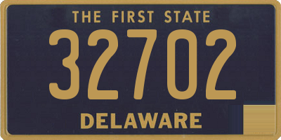 DE license plate 32702