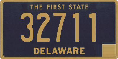 DE license plate 32711