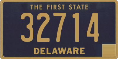 DE license plate 32714