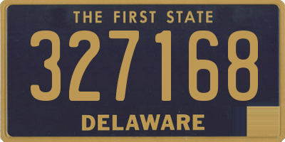 DE license plate 327168
