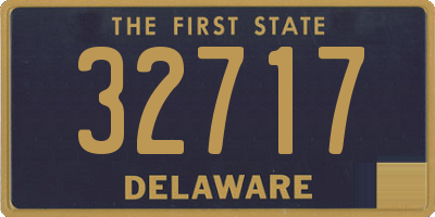 DE license plate 32717