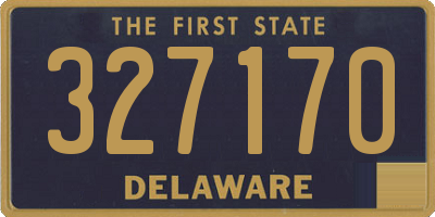DE license plate 327170