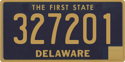 DE license plate 327201