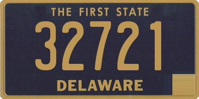 DE license plate 32721