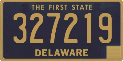 DE license plate 327219