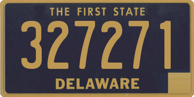 DE license plate 327271