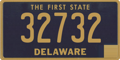 DE license plate 32732